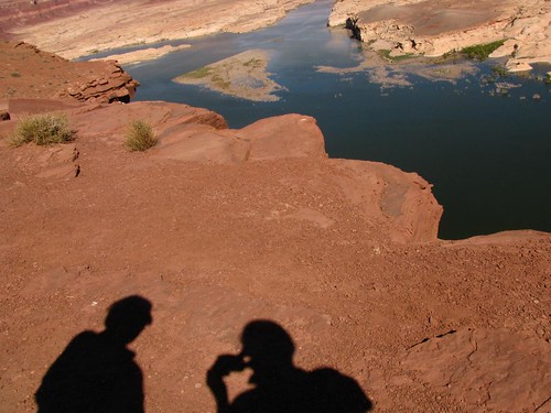 lake powell wallpaper. We could see a bridge to cross to Hite, the Lake camp ground in the next 