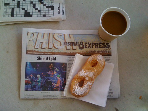 Coffee, Donut & the Morning Paper