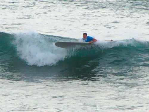Joshy eats a wave