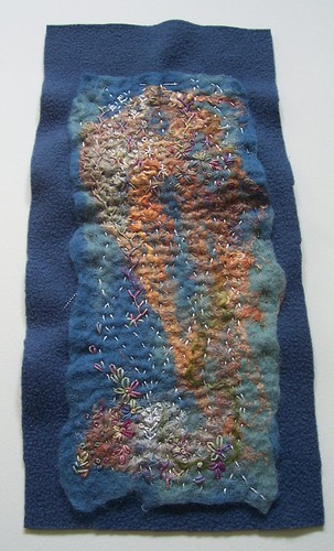 Felted & embroidered