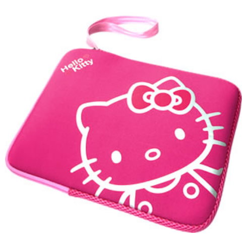 AUTH HELLO KITTY LAPTOP MINI NOTEBOOK BAG HOTPINK NEW @ SGD60.00. Brand New
