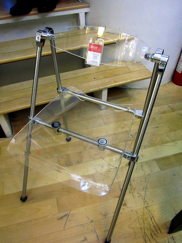 folding clear chair from decor