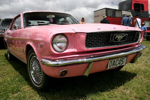 Pink Mustang Kumeu 15th Annual Classic Car Hot Rod Festival 2009