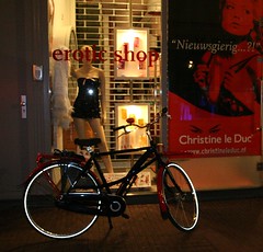 Christine le Duc erotic shop by drooderfiets