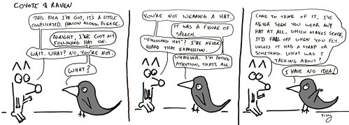 366 Cartoons - 213 - Coyote and Raven
