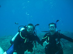 Dive master took a picture of us