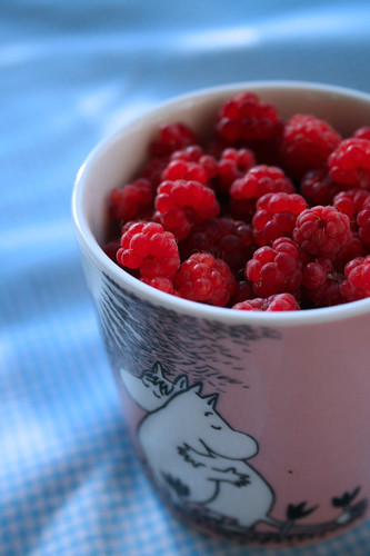 Rasberries in the cup