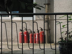 Fire extinguishers, Sichuan Normal University, Chengdu