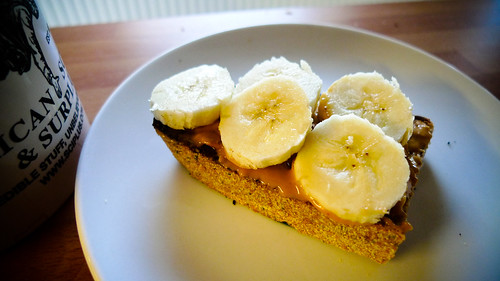 Wholemeal Seed Toast with Peanut Butter and Banana