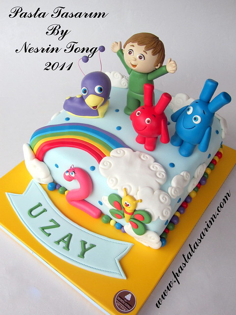 BABY TV CHARACTERS CAKE - UZAY 2ND BIRTHDAY