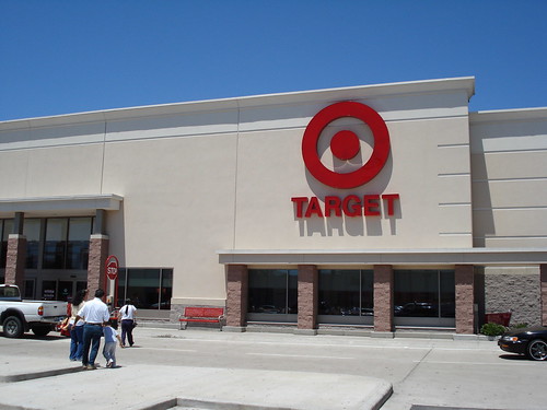 target store logo. Target Store, Edgewater Commons Shopping Center, New Jersey