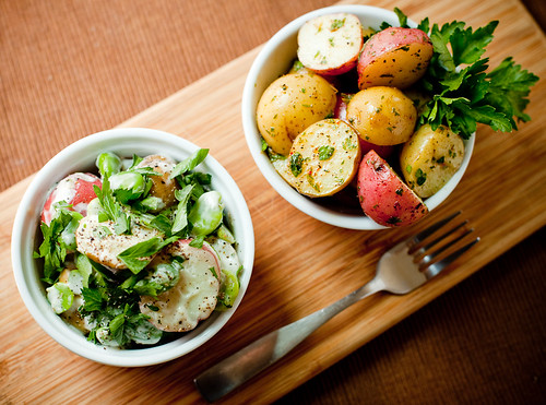 Potato Salad, two ways