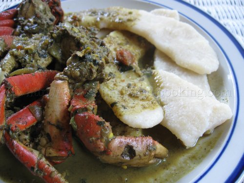Curry Crab and Cassava Dumpling