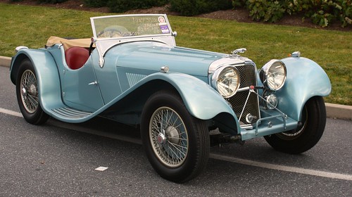 1937 Jaguar SS100 roadster