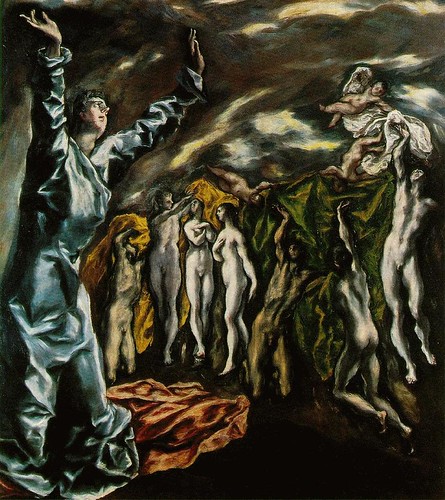 "The Opening of the Fifth Seal of the Apocalypse" by El Greco