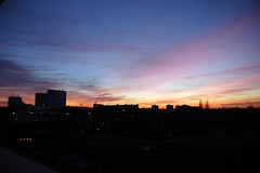 Sunset from the Jimdo Office in Hamburg