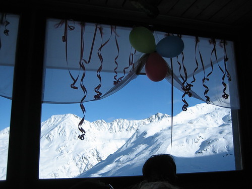 View at Lunch on Andermatt