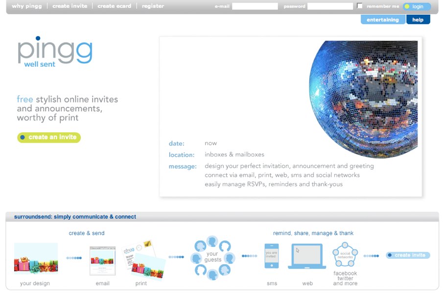 pingg home page