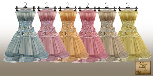 Baiastice_Organza dress with lace_COLORS