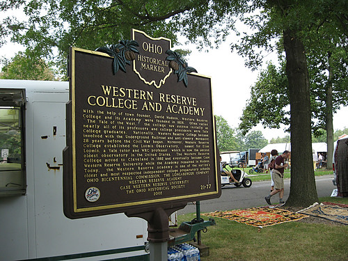 Western Reserve Academy - Ohio Historical Landmark.