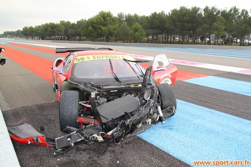 Fia GT HTTT Paul Ricard crash 2009 27
