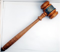 Gavel made from First U.S. Mint timber