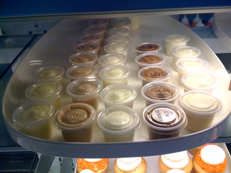 Frosting shots at Sweet, Boston