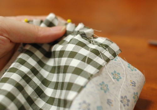 How to make a patchwork cube drawstring bag 5