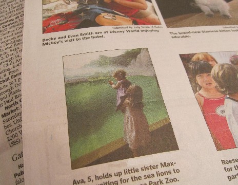 Ava and Max in Today's Paper!