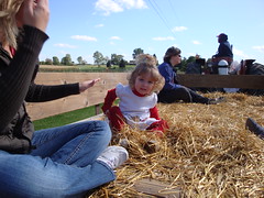 Lilliann Covered In Straw