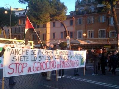 Protest in support of Gaza (Rome)