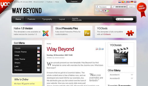Way Beyond v1.5.9   YooTheme Joomla Template