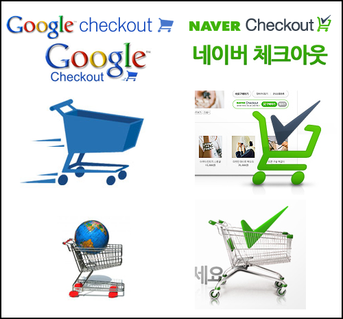 checkout of google and naver