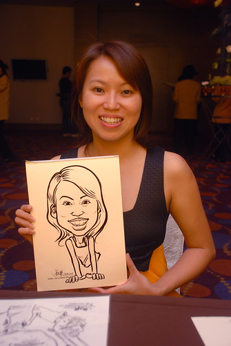Caricature live sketching for Standard Chartered Bank - 11