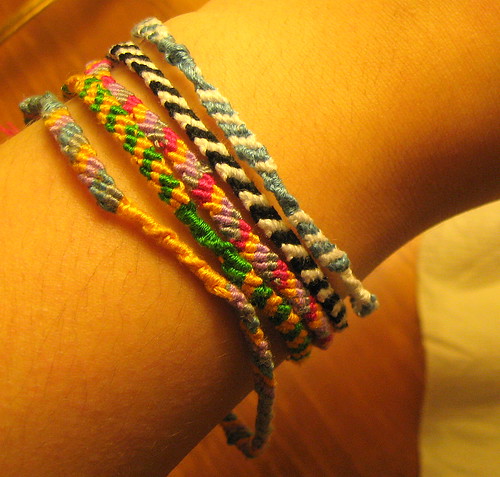  friendship bracelets made by me 