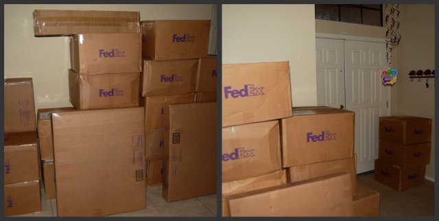 boxes collage