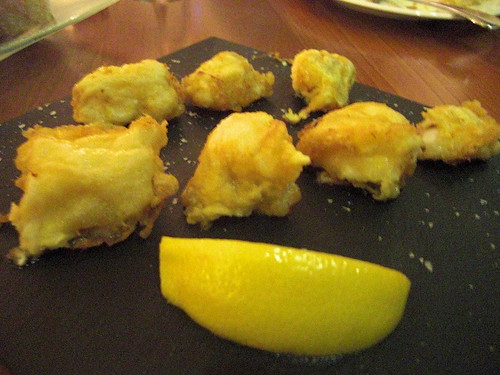 Monkfish parcels with lemon
