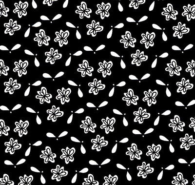 black and white flowers patterns. lack and white floral