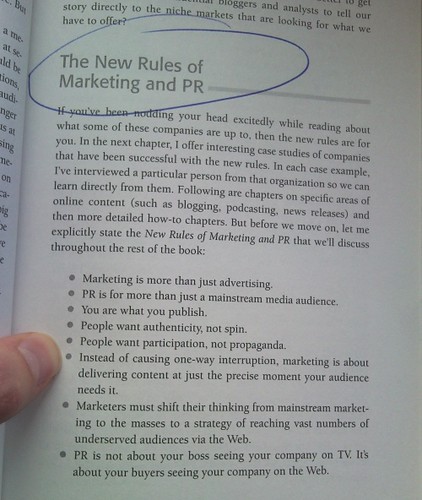 New Rules of Marketing PR by David Meermann Scott