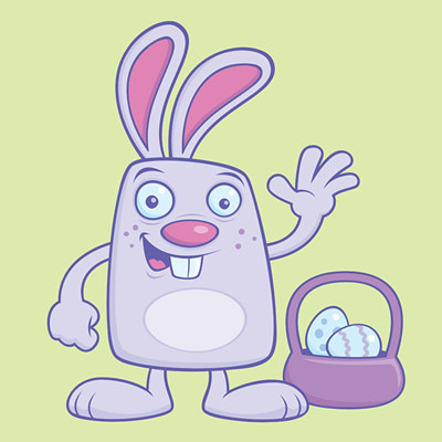 Easter Bunny - Stock Vector