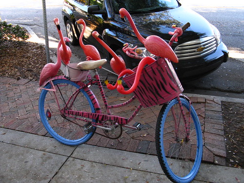 Flamingo Tiger Art Bike