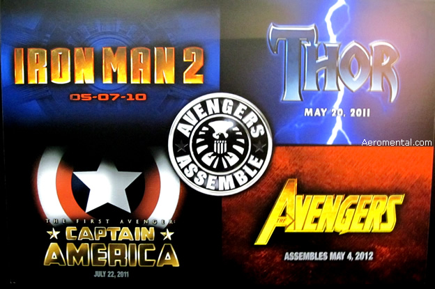 The Avengers logos
