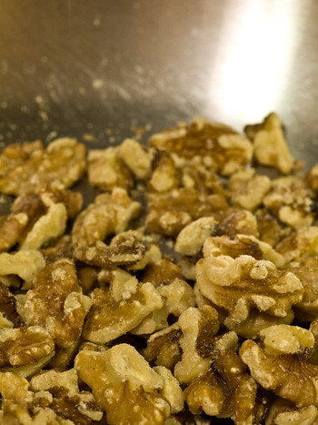 Toasted walnuts