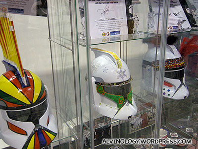 The legion organised a helmet decoration contest