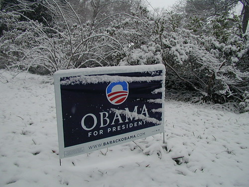 Snow on Inauguration Day