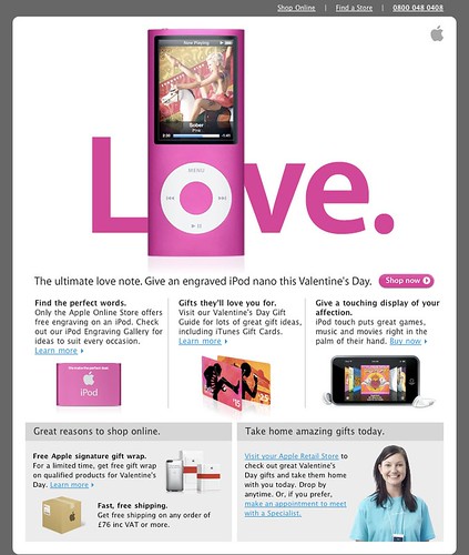 Thumb E-mail de Apple para este San Valentín