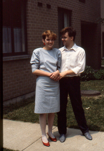 Eileen, Carl in Syracuse 1984