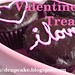 Valentine's Treats - I LOVE YOU and heart cupcakes in pink heart bowl