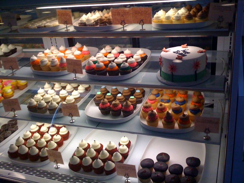 Sweet cupcake counter