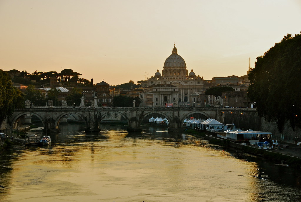 Vatican City at a distance